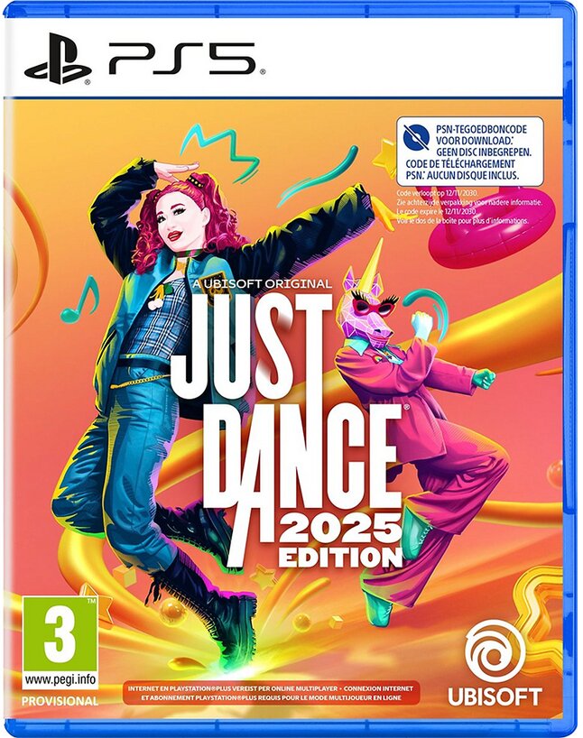 PS5 Just Dance 2025 - Code in a box NL/FR