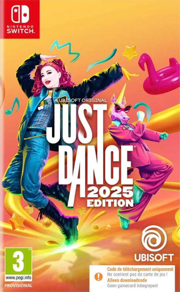 Nintendo Switch Just Dance 2025 - Code in a box NL/FR