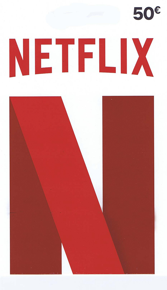 Carte-cadeau Netflix 50 euros