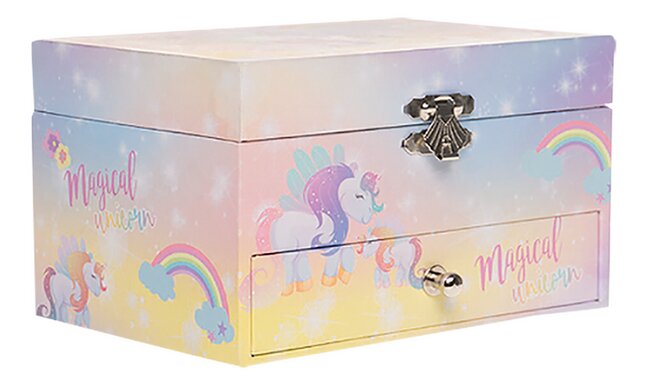 Casuelle make-upkoffer Magical Unicorn met muziek 12-delig