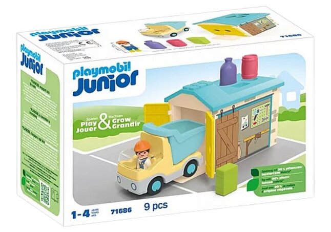 PLAYMOBIL Junior Sorteergarage