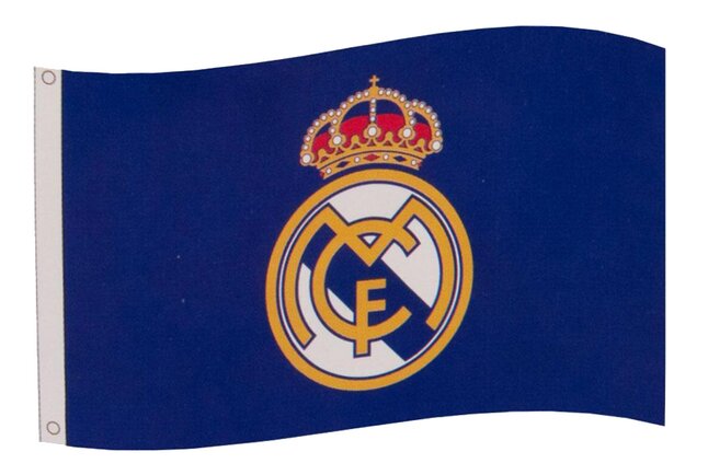 Drapeau Real Madrid Avec Logo Super Deals Et Nouveautes Au Quotidien Chez Dreamland
