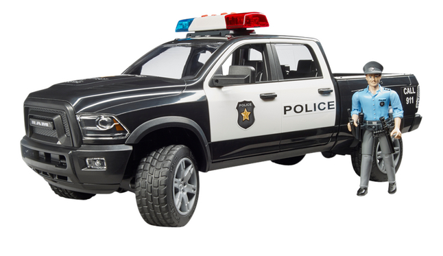 Bruder 4x4 Pickup RAM 2500 Politie met agent