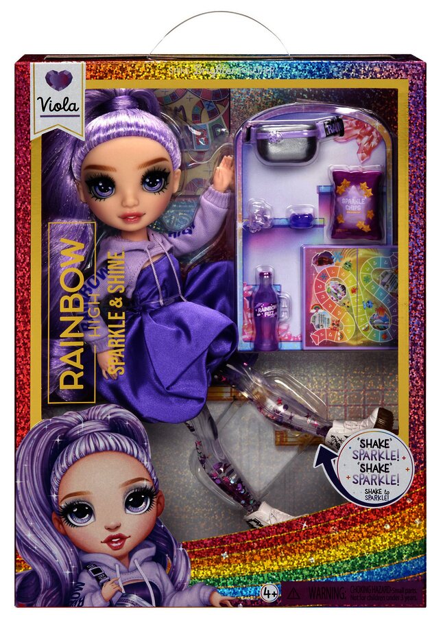 MGA Entertainment Rainbow High Sparkle and Shine VIOLA