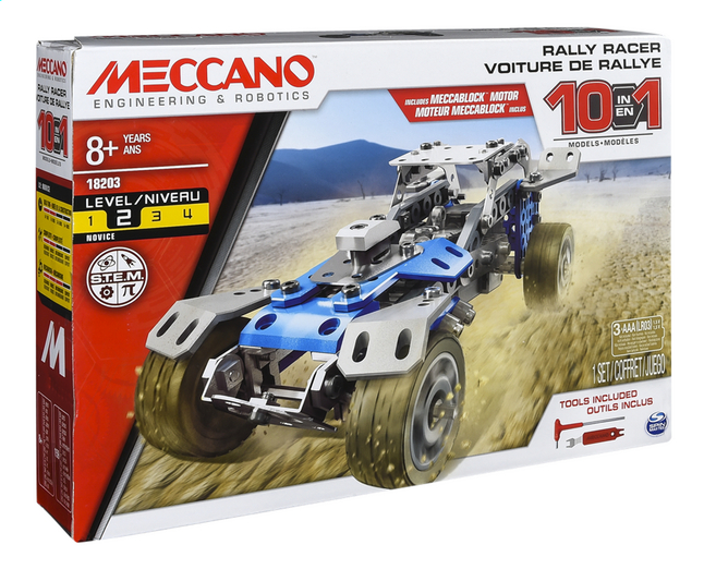 Meccano Rally Racer 10 modellen