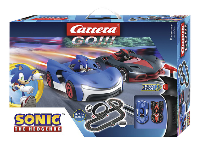 Carrera Go!!! circuit de course Sonic the Hedgehog 4.9, Commandez  facilement en ligne