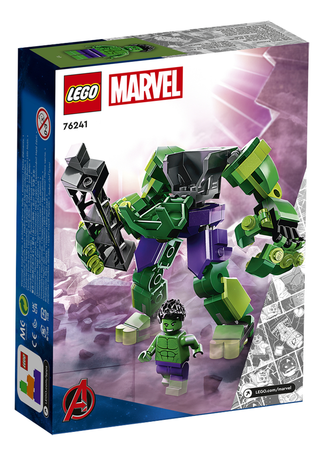 LEGO Marvel Avengers 76241 L’armure robot de Hulk