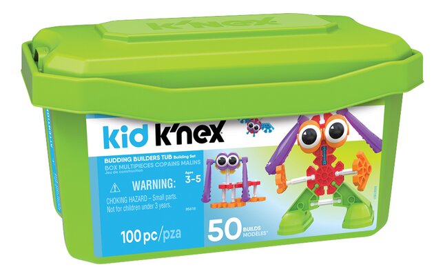 Kid K'nex Box multipièces Copains malins - 50 modèles