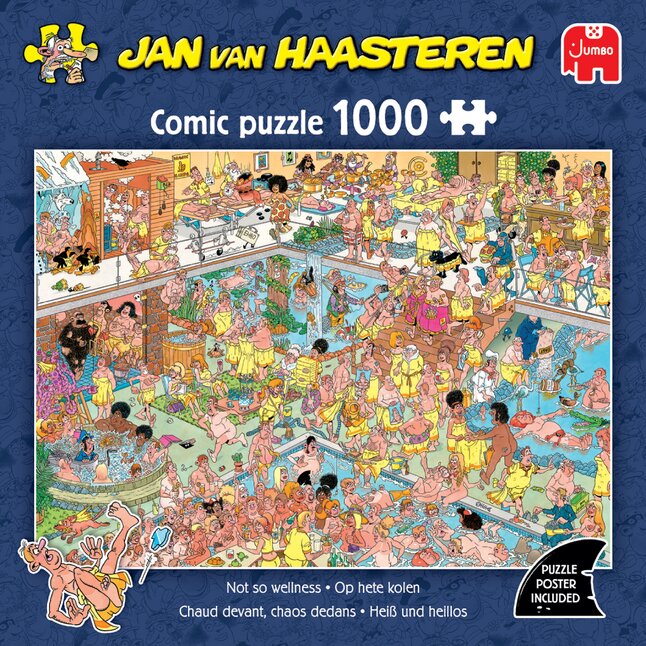 Jumbo Jan Van Haasteren Puzzel Not so wellness, 1000st