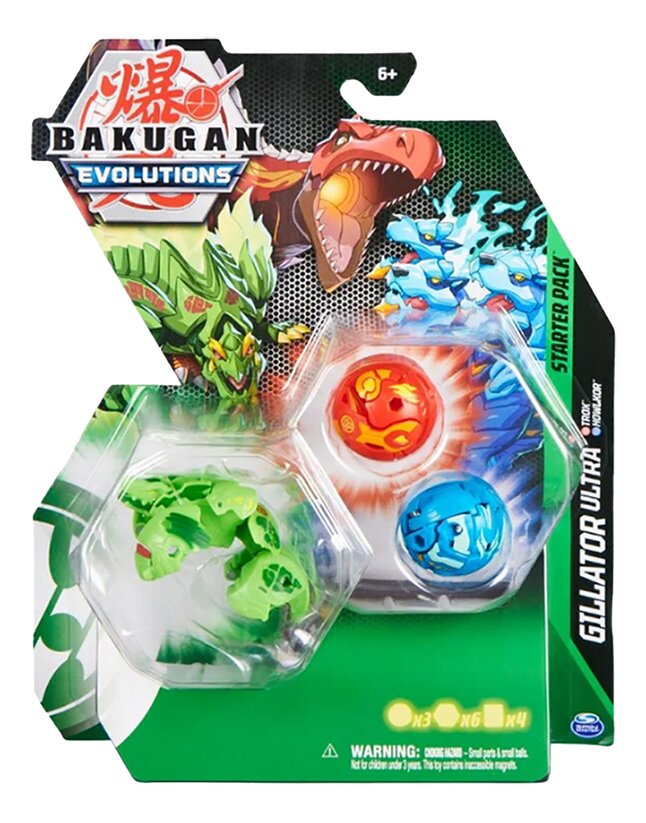 pleegouders verzoek Ik wil niet Bakugan Evolutions Starter 3-pack - Gillator kopen? | Bestel eenvoudig  online | DreamLand