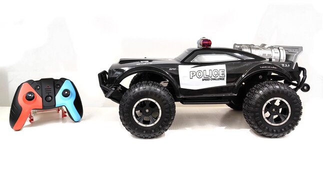 Voiture RC Police Speed Challenge 1:8 RC politieauto