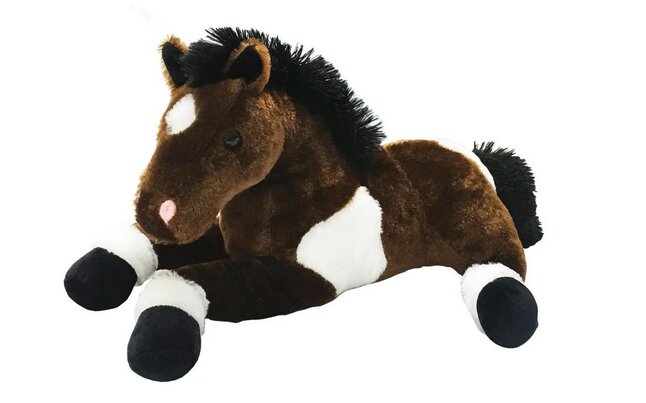 Pluche Paard liggend 45 cm