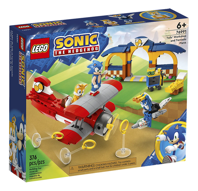 LEGO Sonic the Hedgehog 76991 L'avion Tornado et l'atelier de Tails