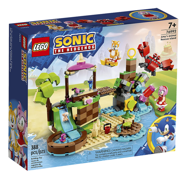 LEGO Sonic the Hedgehog 76992 L'île de sauvetage des animaux d'Amy