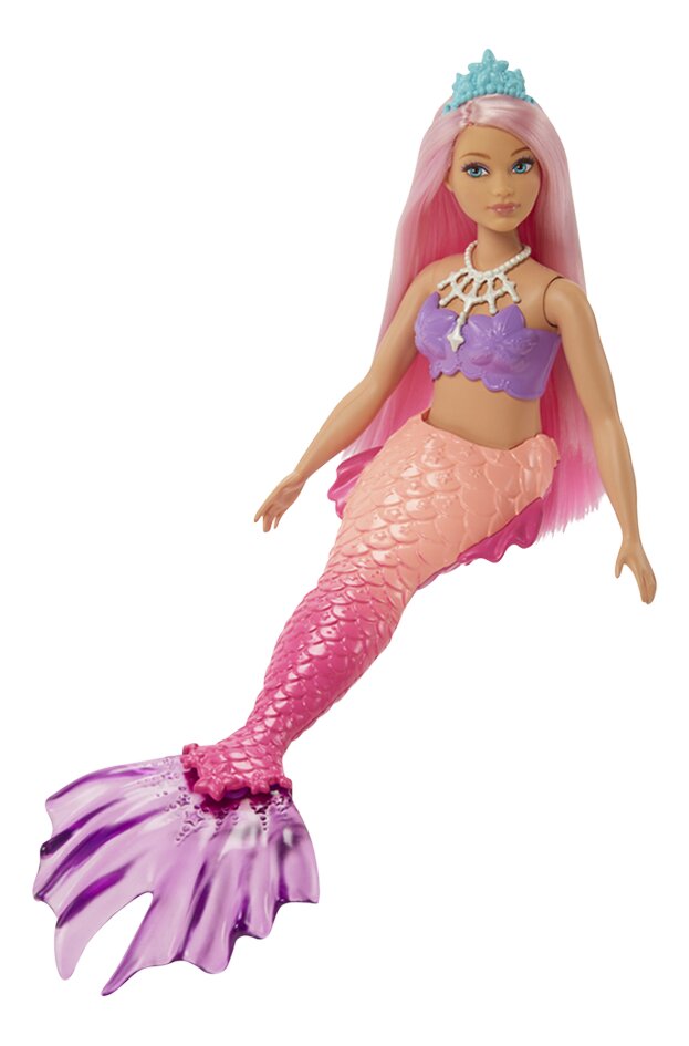 Serviette de plage - Barbie Sirène - Rose