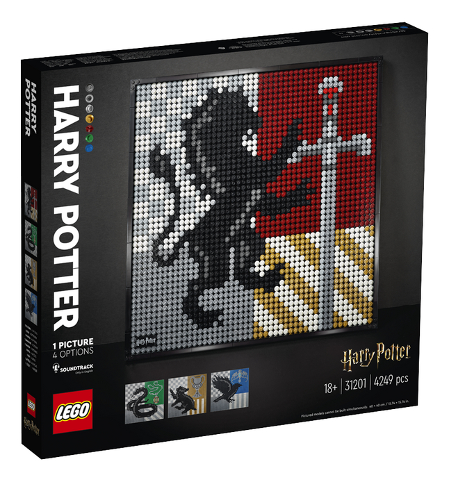LEGO Art 31201 Harry Potter Hogwarts Crests