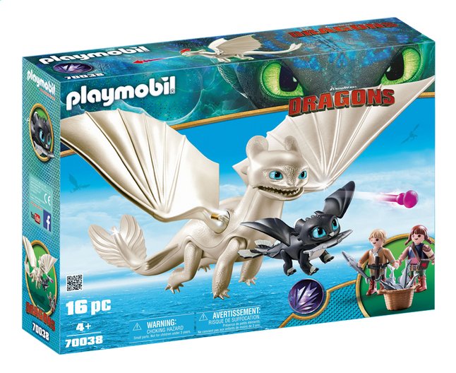 PLAYMOBIL Dragons 70038 Furie Éclair et bébé dragon avec les enfants |  Commandez facilement en ligne | DreamLand