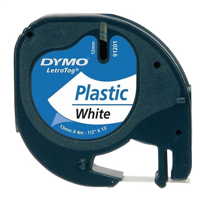 Dymo vulling voor labelprinter Letratag Plastic White
