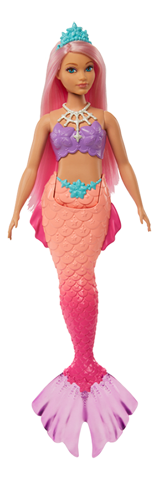 Barbie poupée mannequin Dreamtopia Sirène - cheveux rose clair