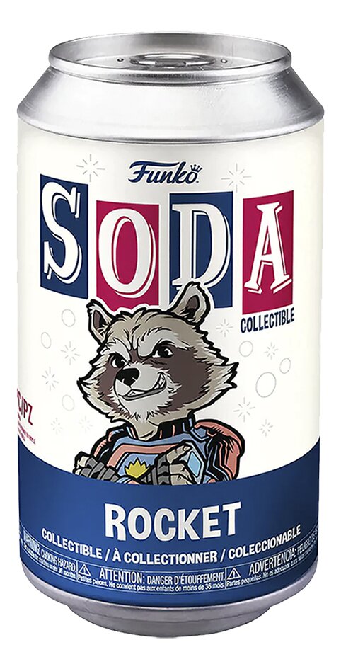 Funko Soda figurine Marvel Les Guardiens de la Galaxie - Rocket w/Chase