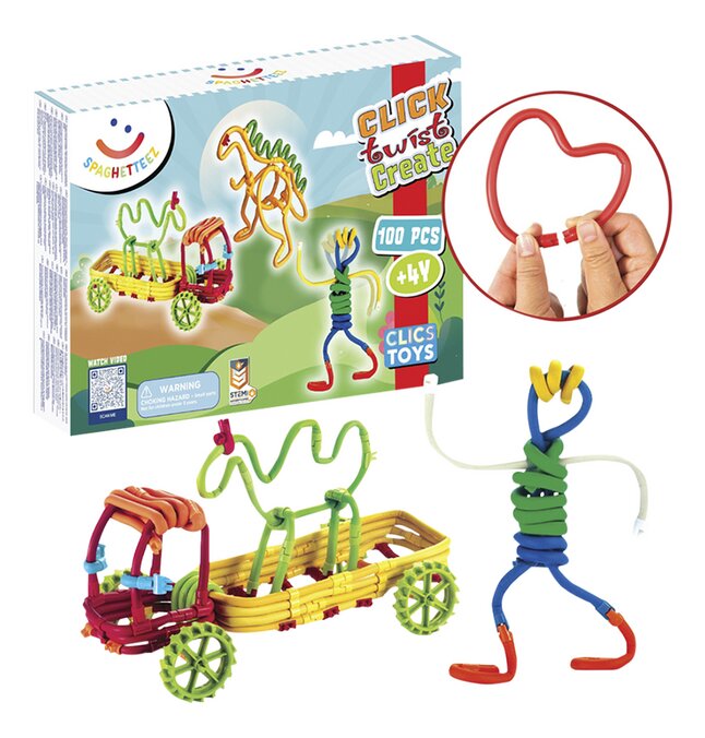 Clic Toys Spaghetteez - 100 pièces