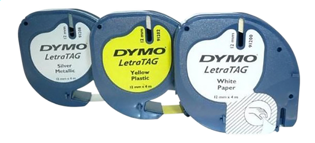Dymo recharge pour étiqueteuse Letratag kit de démarrage - 3 pièces