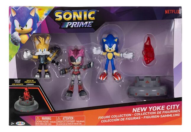 Figuur Sonic Prime New Yoke City Multipack