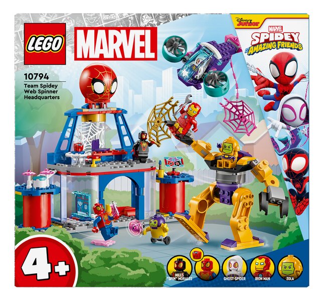 LEGO Marvel Le QG des lanceurs de toile de l’équipe Spidey 10794