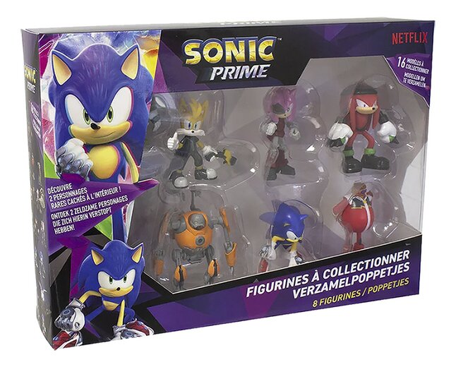 Minifigurine Sonic Prime - 8 pièces
