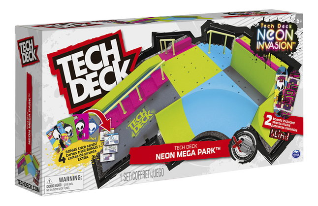 Tech Deck X-Connect Park Creator - Neon Mega Ramp