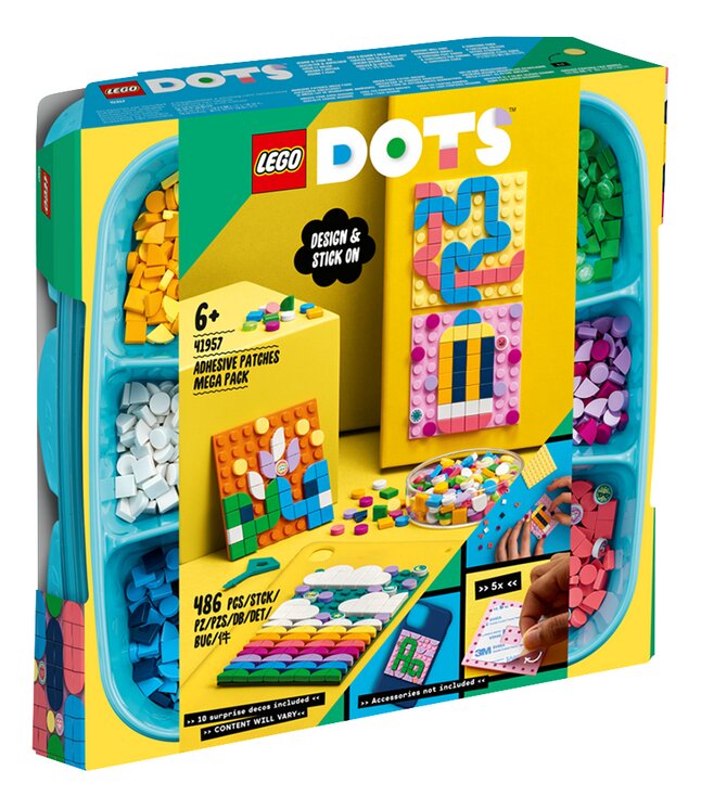 LEGO DOTS 41957 Le méga-lot de décorations adhésives