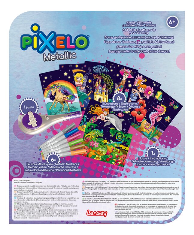 Pixelo - Illusion 3D - Dessins et Coloriages - Dès 7 ans - Lansay