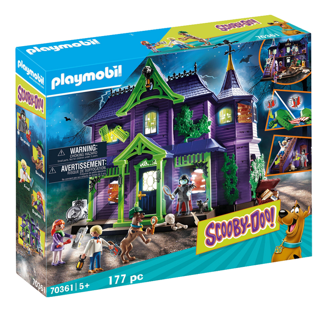 PLAYMOBIL Scooby-Doo! 70361 Avontuur in Mystery Mansion