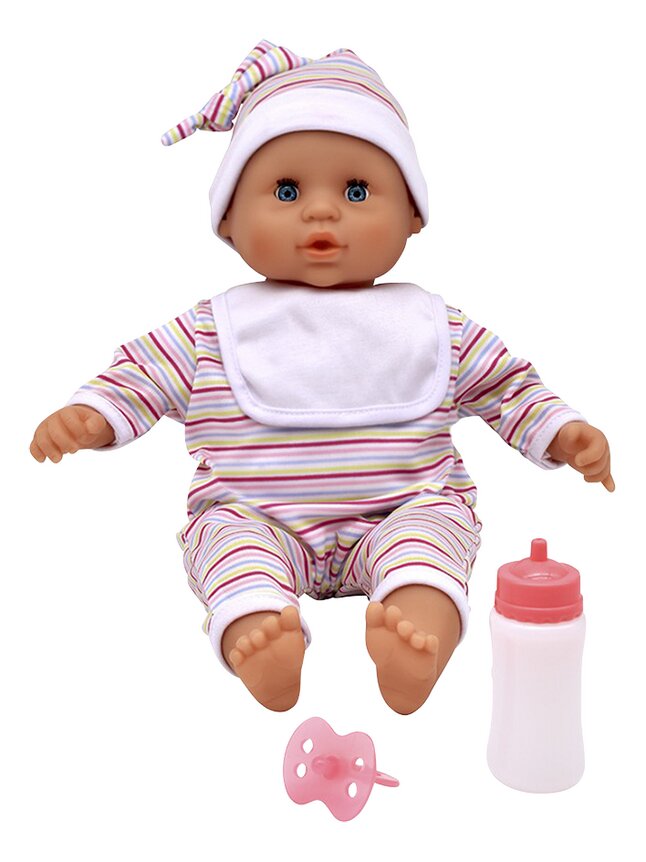 Dolls World poupée souple avec sons Baby Joy - 38 cm