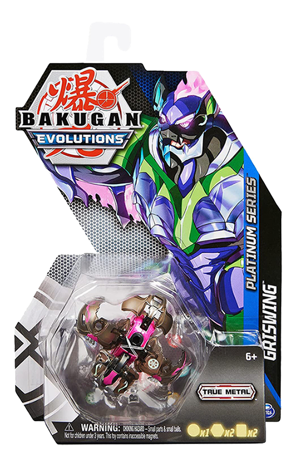 Bakugan Evolutions Platinum Series True Metal Bakugan - Griswing