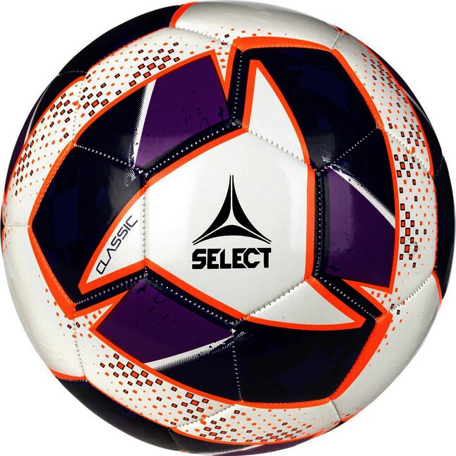 Select Ballon de football Classic blanc/mauve taille 5