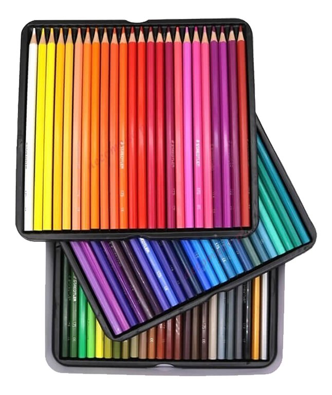 Crayons de couleur boîte métal STAEDTLER, 72 pc. - VBS Hobby
