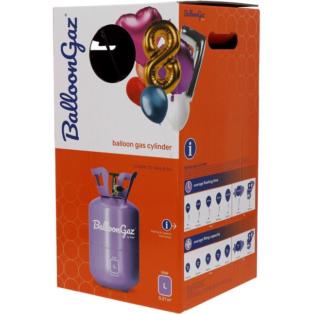 Bouteille d'hélium pour 30 ballons