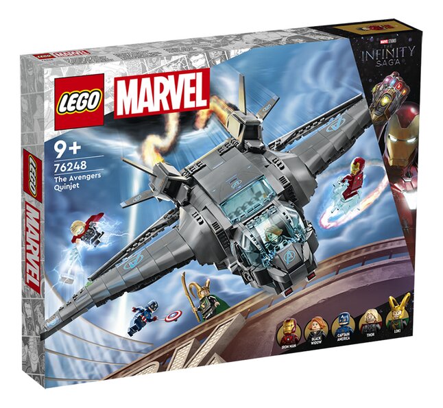 LEGO Marvel Avengers The Infinity Saga 76248 Le Quinjet des Avengers