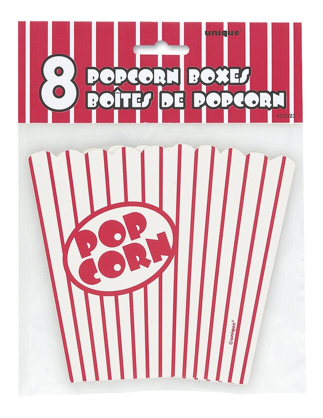 Popcorn zakjes - 8 stuks