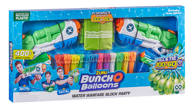 Zuru bunch o balloons water warfare hot sale block party