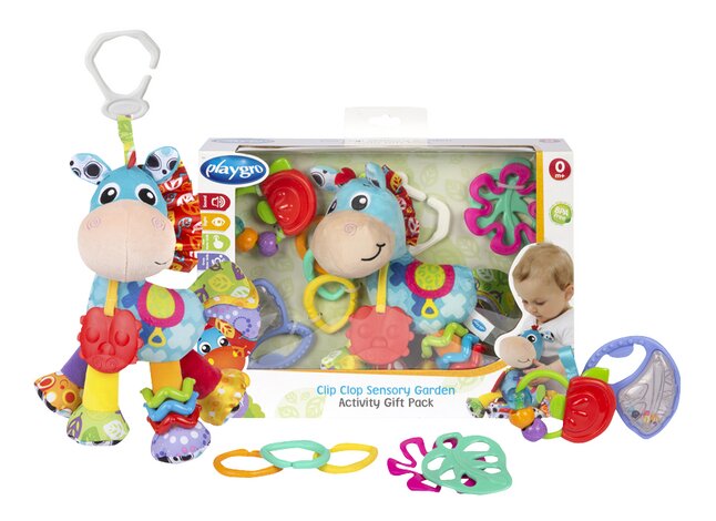 Playgro jouet d'activité Clip Clop Sensory Garden Activity Gift Pack