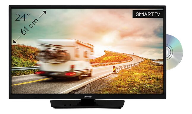 Lenco Smart tv DVL-2483BK met DVD-speler 24